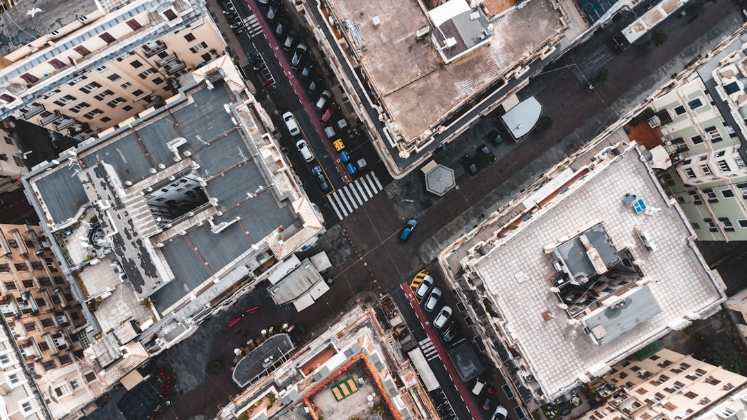 arial view of city