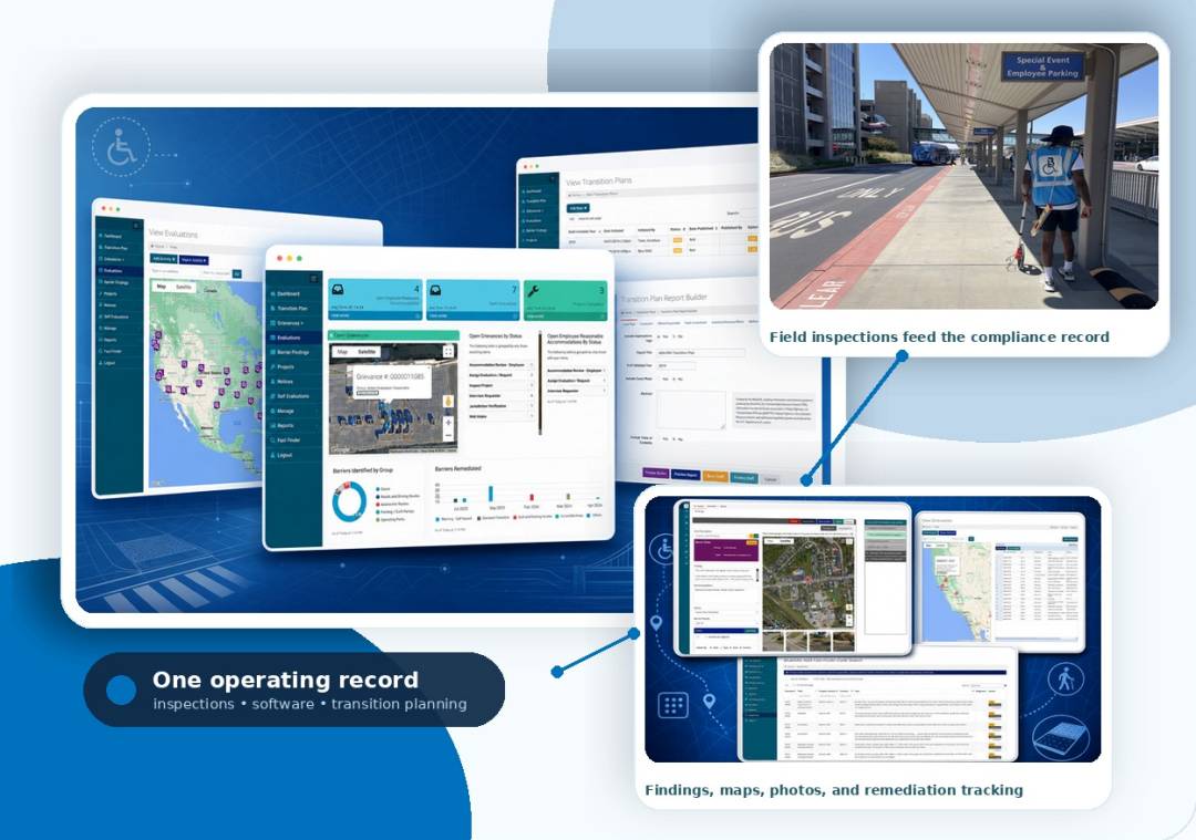 Composite image of BlueDAG software