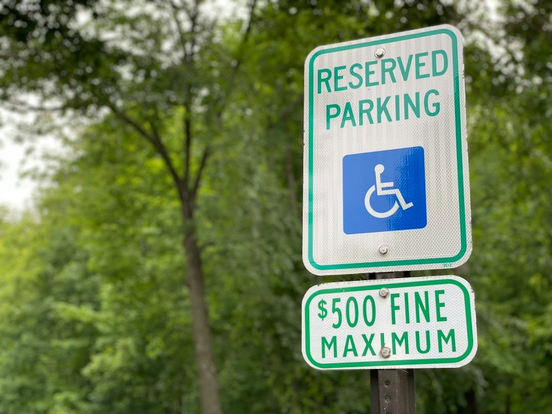 accessible parking sign