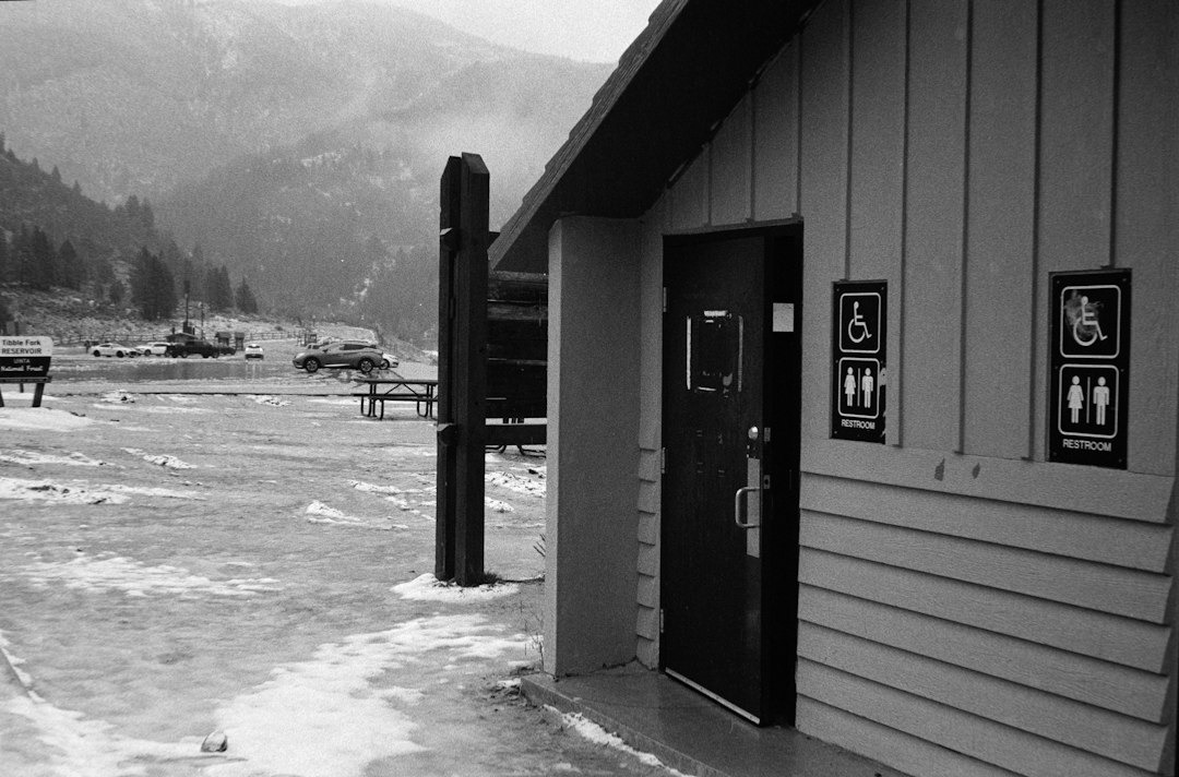 restroom building at a park
