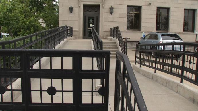 Image of accessible ramps in the City of Cedar Rapids, Iowa