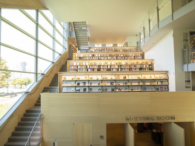 Interior of Hunters Point Library 