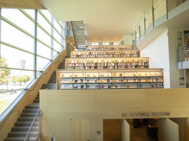 Interior of Hunters Point Library