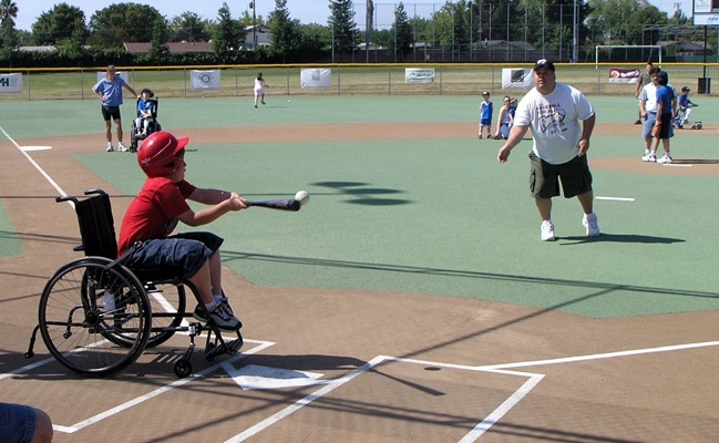 Baseball Diamond Made For People With Disabilities Reopens In South Sacramento CBS Sacramento April 13, 2019 https://sacramento.cbslocal.com/2019/04/13/baseball-diamond-made-for-people-with-disabilities-reopens-in-south-sacramento/