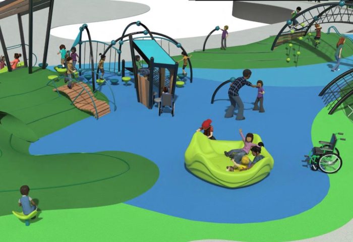 Rendering of Southbend ADA Accessible Playground