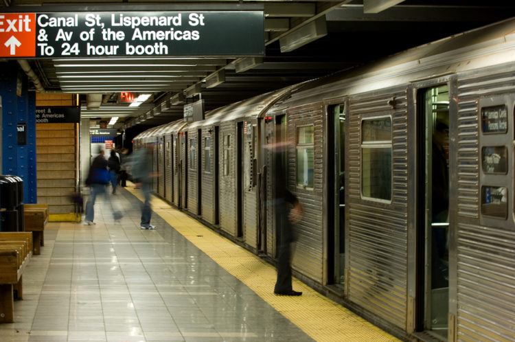 Image of New York city subway