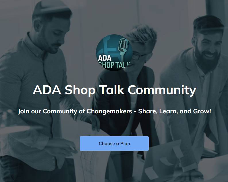 ADA Shop Talk Community