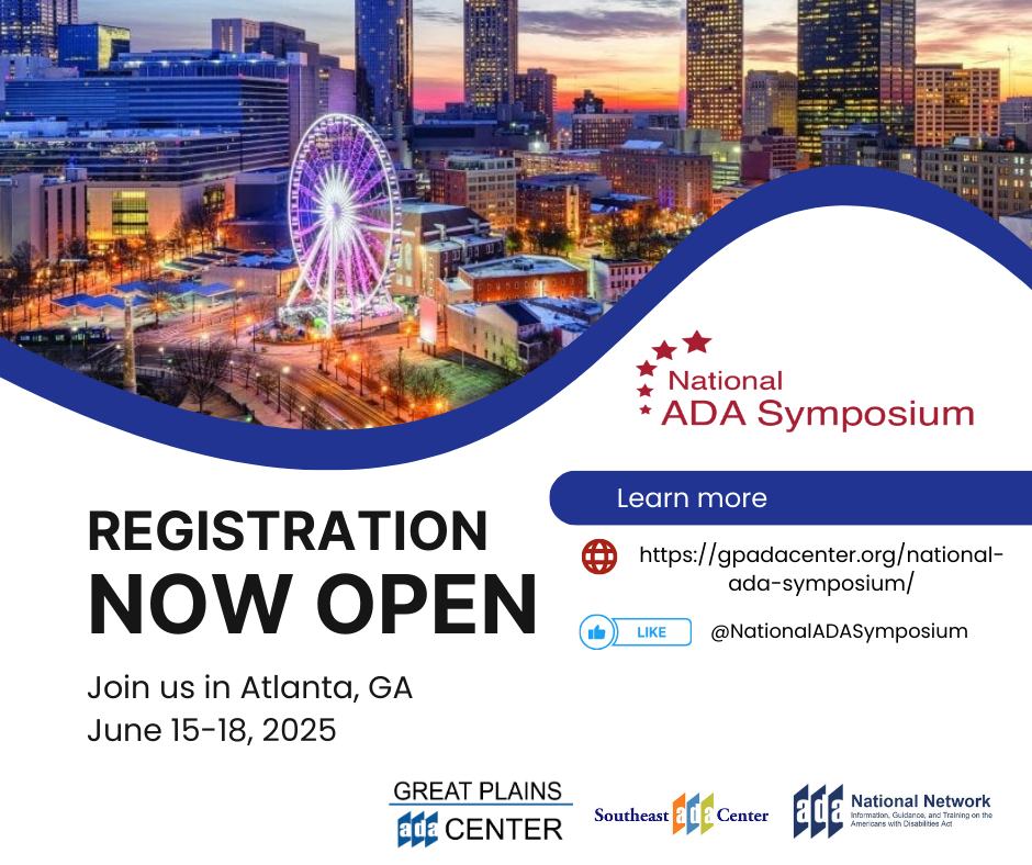 2025 National ADA Symposium Banner